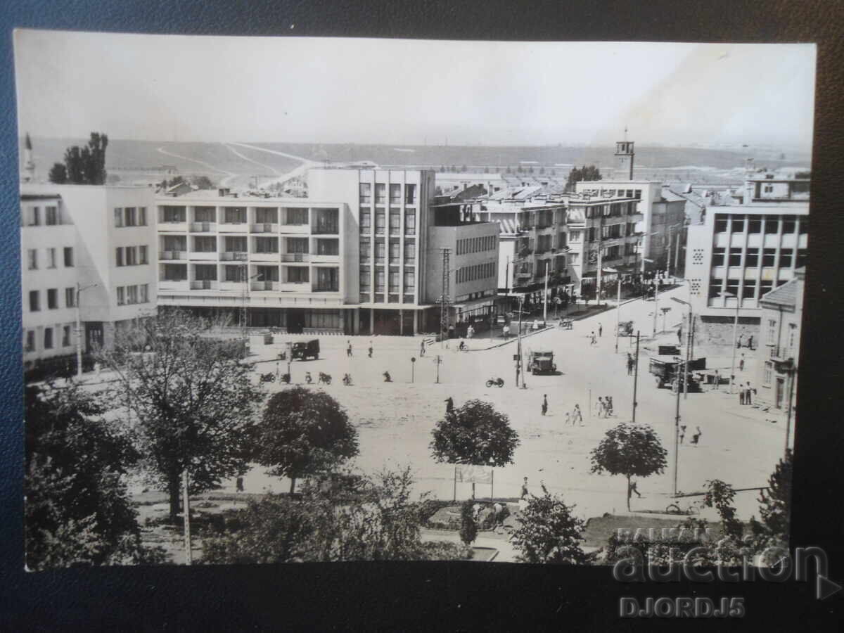 TARGovishte, "Svoboda" Square, Old postcard