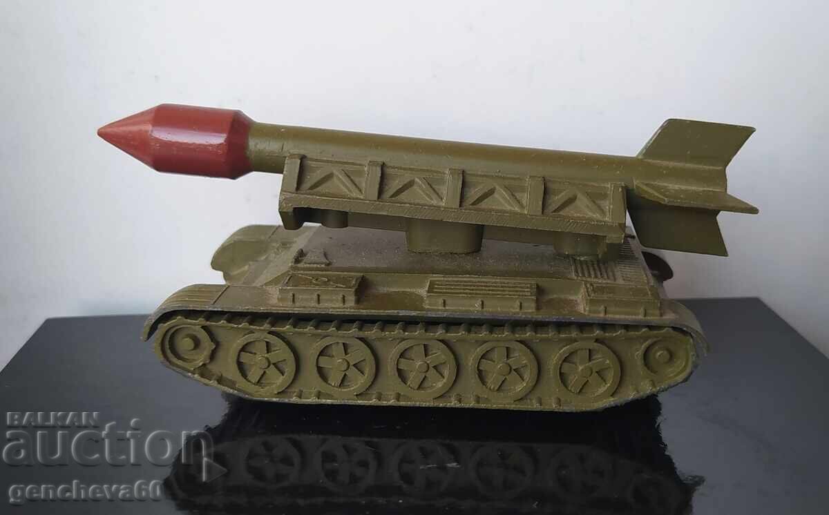 Vintage Russian die-cast metal rocket launcher model with price € 15.00 | 29.34 BGN