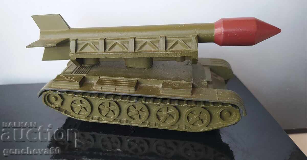 Auction  Vintage Russian die-cast metal rocket launcher model