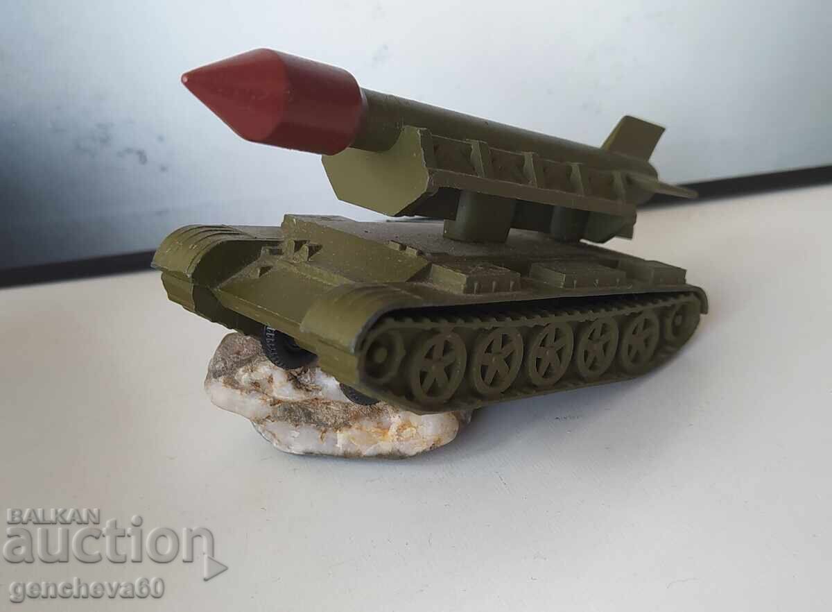 Delivery of Vintage Russian die-cast metal rocket launcher model
