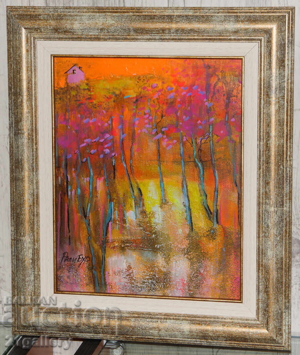Ralitsa Burova "Portul luminii" tablou acrilic cu preț € 180.00 | 352.05 BGN Ralitsa Burova "Portul luminii" tablou acrilic cu preț € 180.00 | 352.05 BGN