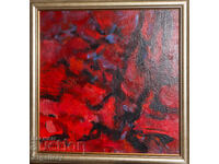 Vanya Burova tablou peisaj abstract acrilic