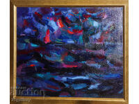Vanya Burova tablou peisaj abstract acrilic