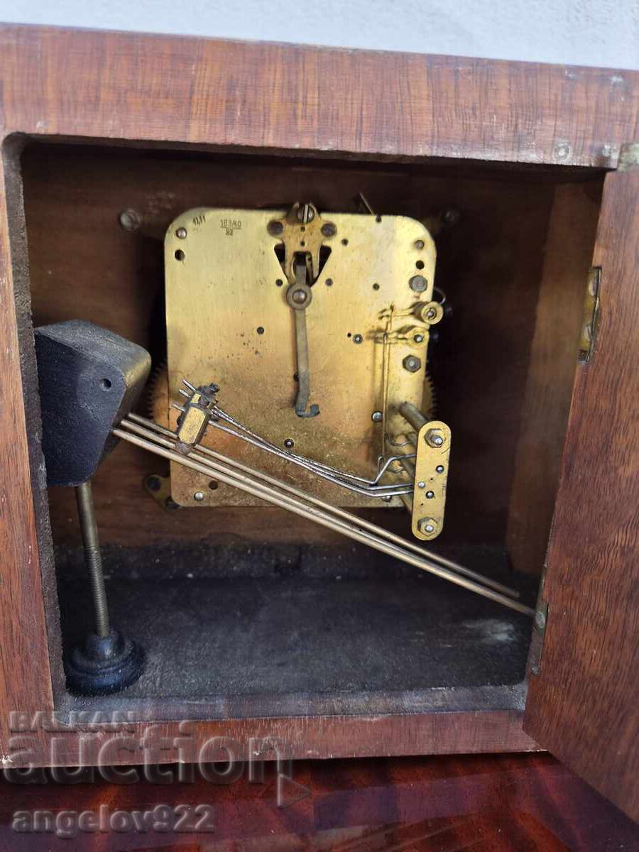 Auction German table clock JUNGHANS Auction German table clock JUNGHANS