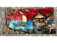 . COVOR VECHI PERNE DECOR PERETE