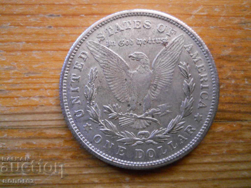 1 dolar 1888 - SUA (replică placată cu argint) 1 dolar 1888 - SUA (replică placată cu argint)