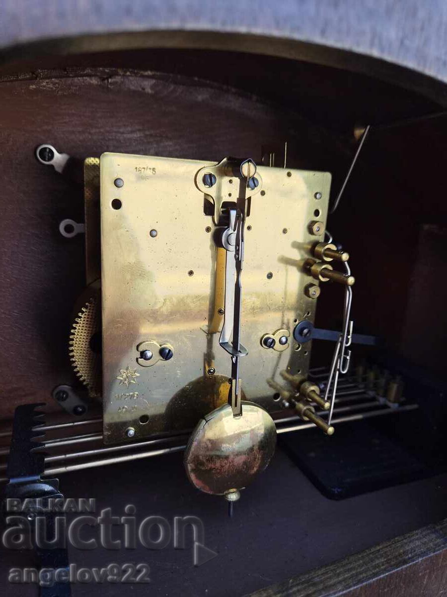 German desk clock JUNGHANS WORKING - 5 German desk clock JUNGHANS WORKING - 5