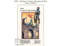 1982. Italia. Joc pe pod, Pisa
