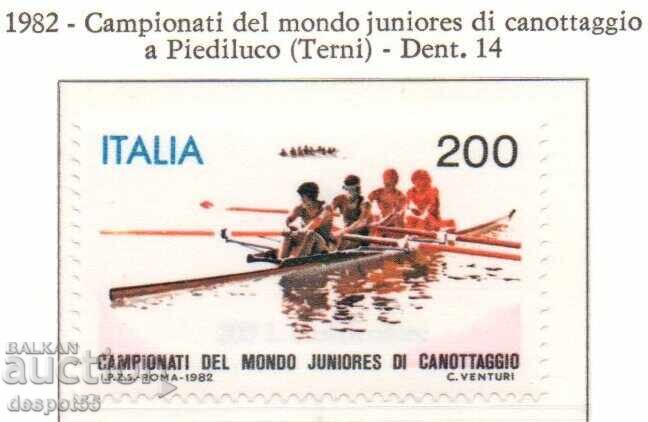 1982. Italia. Campionatul Mondial de Canotaj pentru Juniori 1982. Italia. Campionatul Mondial de Canotaj pentru Juniori