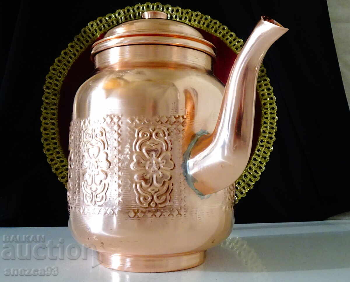 Delivery of Copper teapot 1.5 L., pure red copper Delivery of Copper teapot 1.5 L., pure red copper