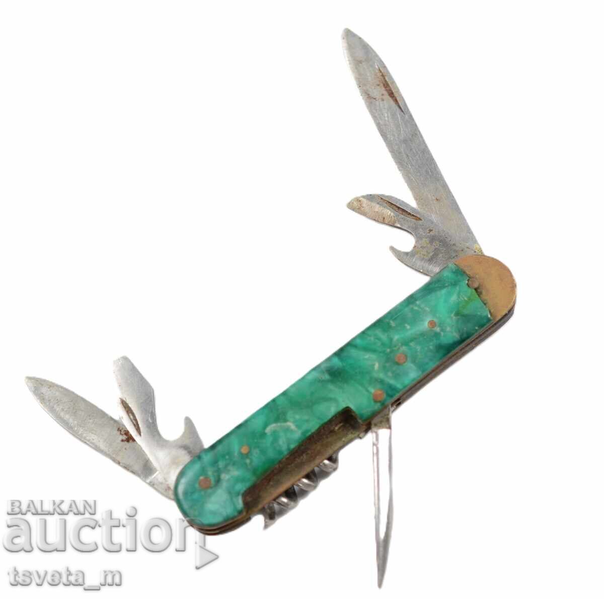 Livrarea Cuțit de buzunar cu 6 unelte - pentru reparații sau piese Livrarea Cuțit de buzunar cu 6 unelte - pentru reparații sau piese