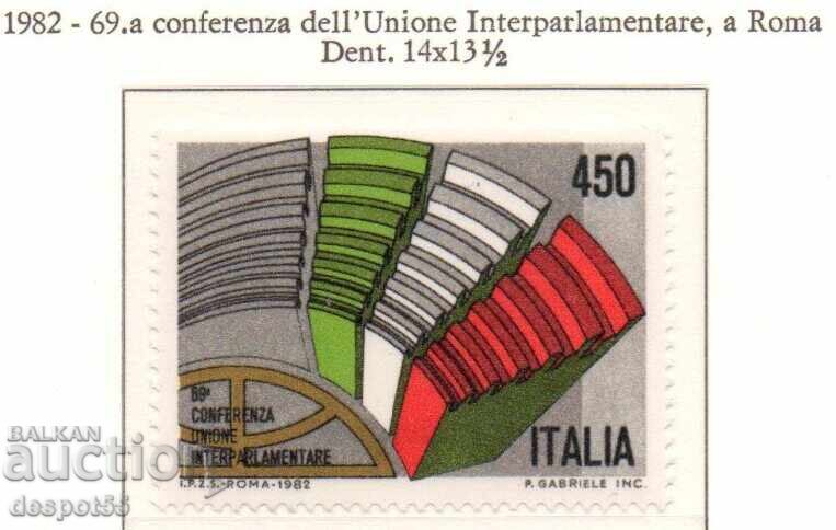 1982. Italy. 69th Inter-Parliamentary Conference, Rome