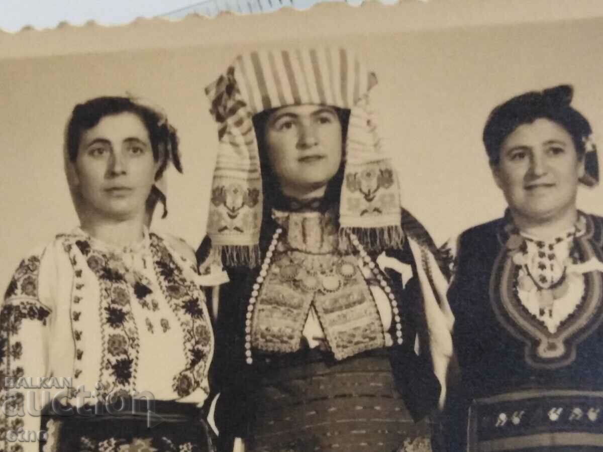 1955, old PHOTO, COSTUME, tinsel, cord with price € 0.01 | 0.02 BGN