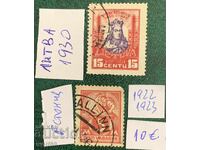Estonia și Lituania - Lot timbre vechi (1922-1930)