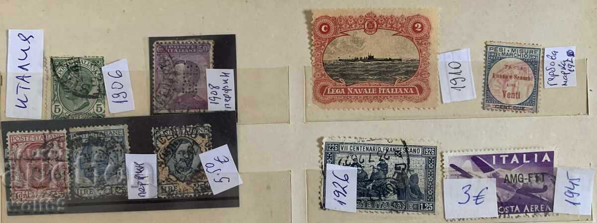 Ιταλία - Παρτίδα παλαιών γραμματοσήμων (1906-1929)