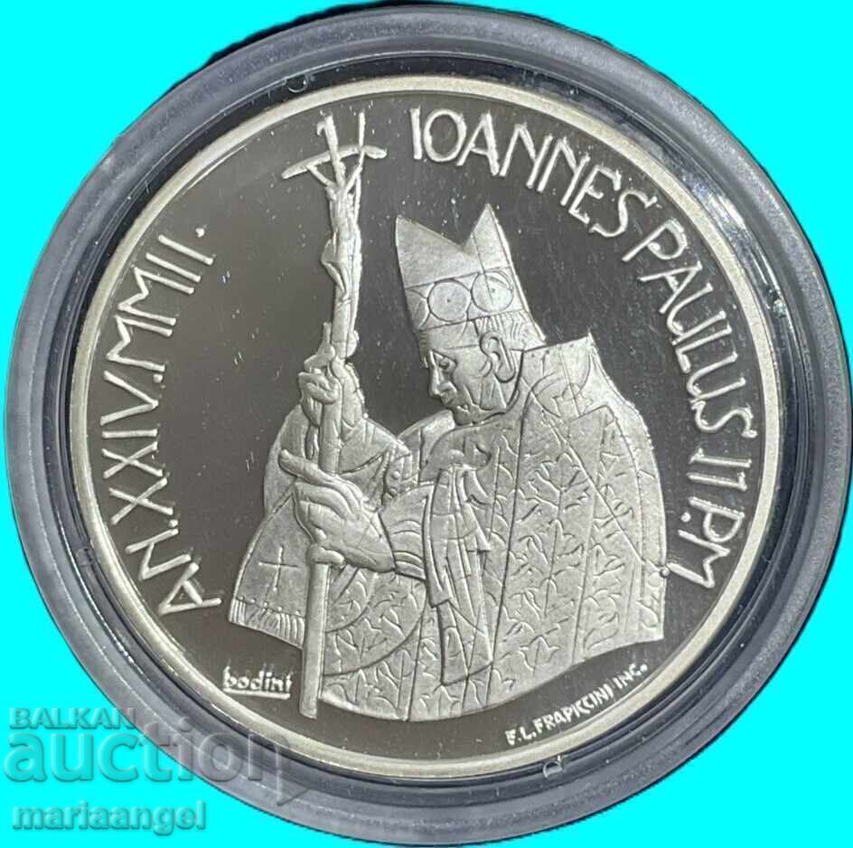 Auction  10 Euro 2001 Vatican UNC PROOF silver