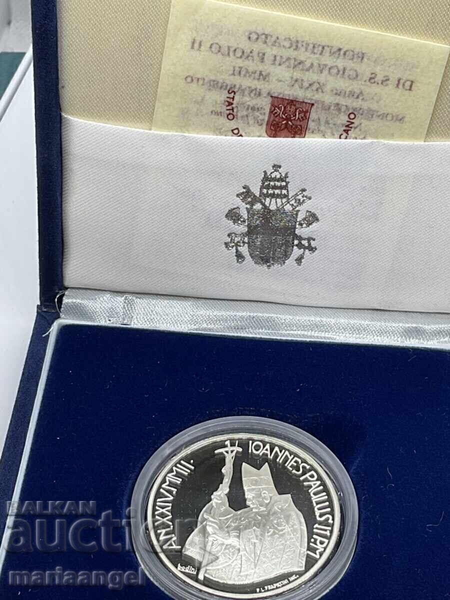 10 Euro 2001 Vatican UNC PROOF silver - 6