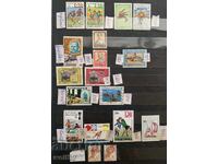 Lot of old stamps - Ghana, Gabon, South Africa, Cameroon, CAR, Maldives, Benin, etc