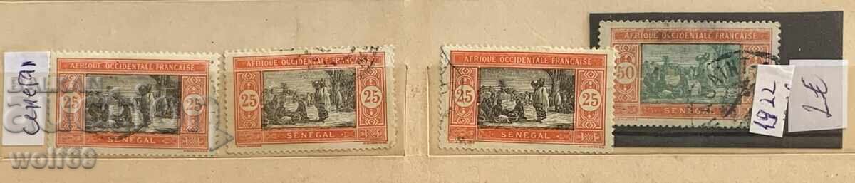 Σενεγάλη-Παρτίδα παλαιών γραμματοσήμων (1922)