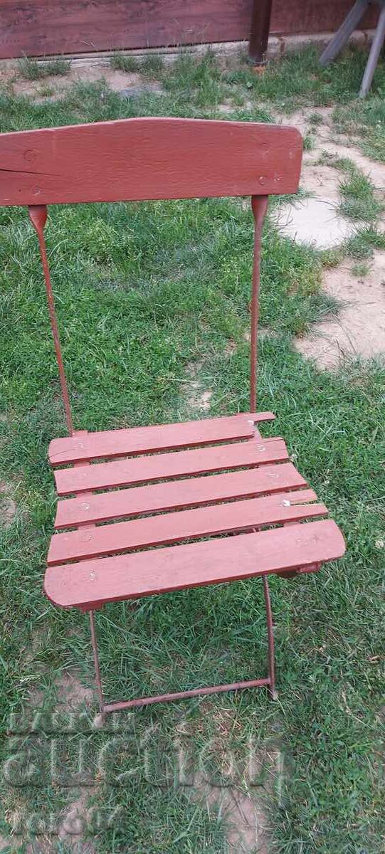 STAR FORGED FOLDING GARDEN CHAIR STAR FORGED FOLDING GARDEN CHAIR