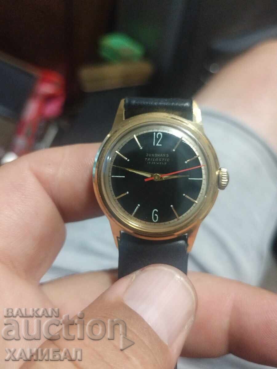 ΕΠΙΧΡΥΣΟ ΡΟΛΟΙ JUNGHANS ΣΕ ΛΕΙΤΟΥΡΓΙΑ με τιμή € 200.00 | 391.17 BGN
