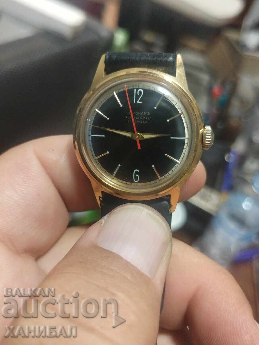 ΕΠΙΧΡΥΣΟ ΡΟΛΟΙ JUNGHANS ΣΕ ΛΕΙΤΟΥΡΓΙΑ