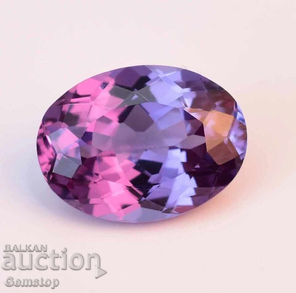 Licitatie! 6.20 ct. alexandrit natural oval, cert. AGSL de la 1 leu! - 5