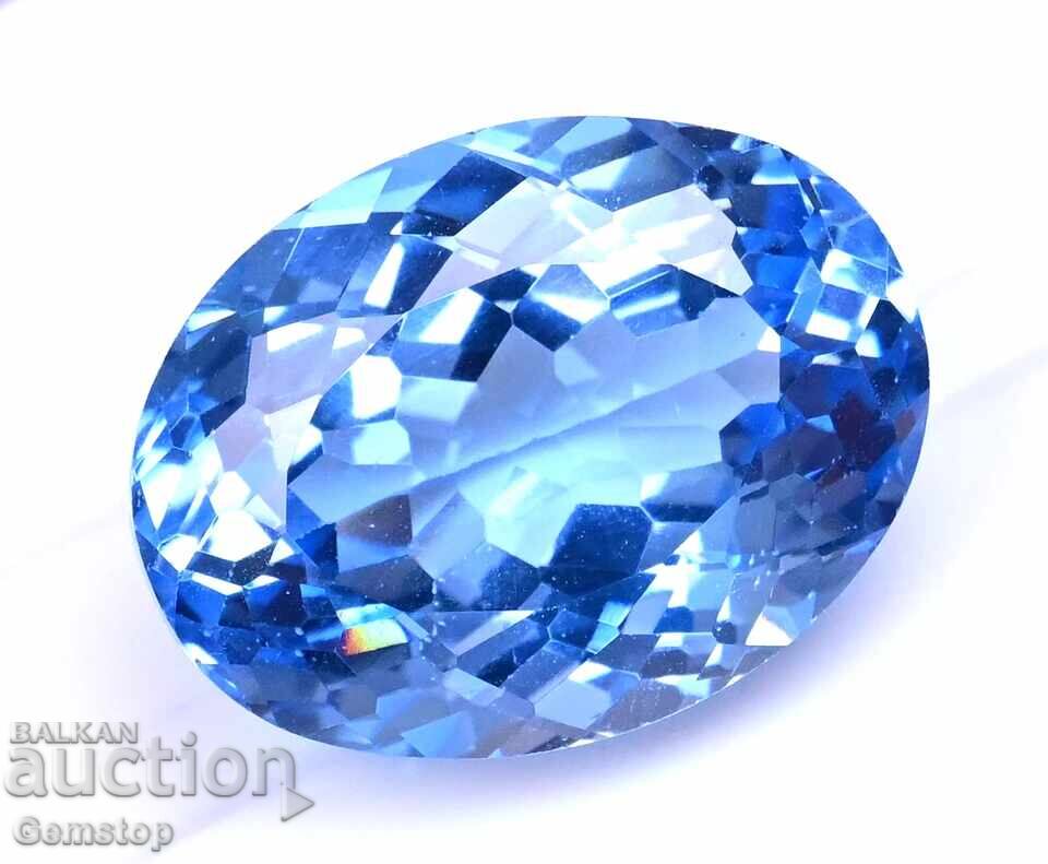 Licitație Licitatie! 9.95 ct. acvamarin natural oval de la 1 RON!