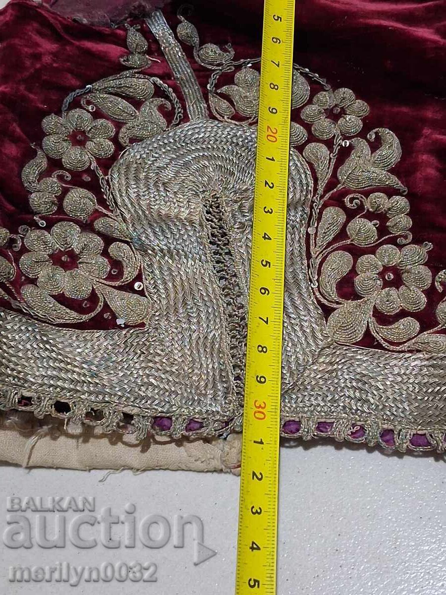 Licitație Vestă otomană din catifea cu fir de argint, secolul al XIX-lea, ie, costum popular