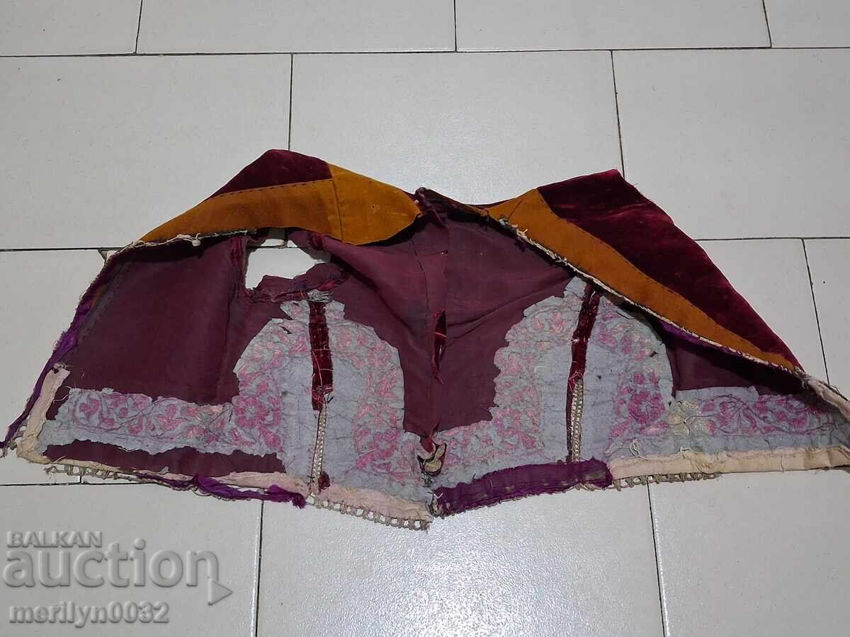 Vestă otomană din catifea cu fir de argint, secolul al XIX-lea, ie, costum popular - 5