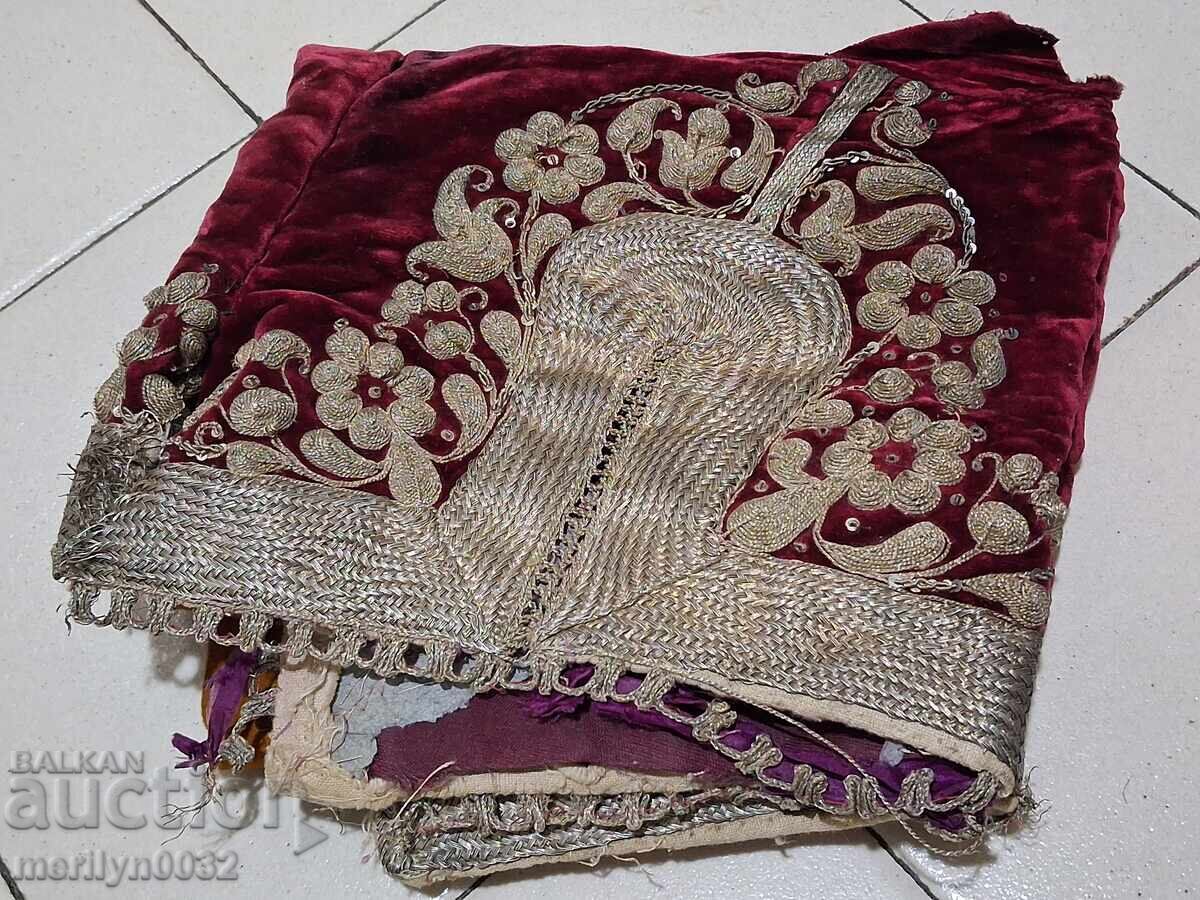 Vestă otomană din catifea cu fir de argint, secolul al XIX-lea, ie, costum popular - 7