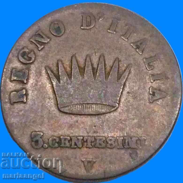 Napoleon 3 centesimi 1810 Italia V - Veneția