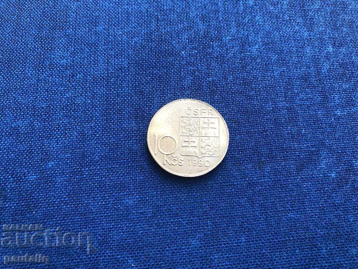 10 κορώνες 1990 Τσεχοσλοβακία με τιμή € 3.00 | 5.87 BGN