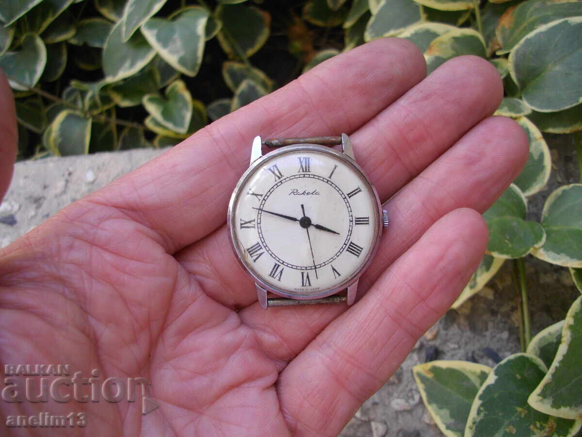 COLLECTOR'S WATCH RAKETA ROMAN NUMERALS RAKETA