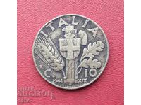 Ιταλία-10 λεπτά 1941/έτος 19/