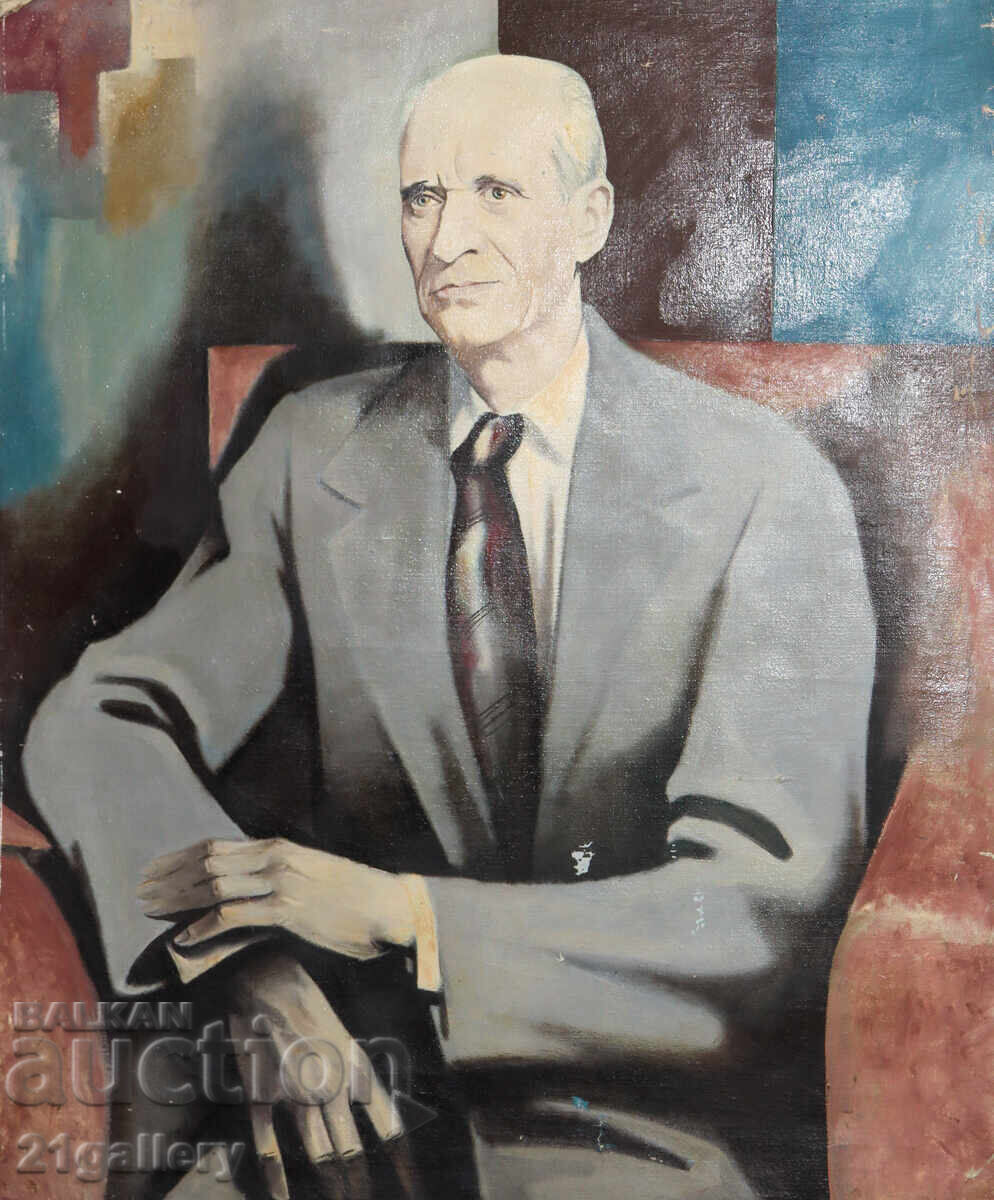 Tsvetan Panchovski (1954 - 1999) portrait of Gen. Tsvyatko Barov with price € 440.00 | 860.57 BGN
