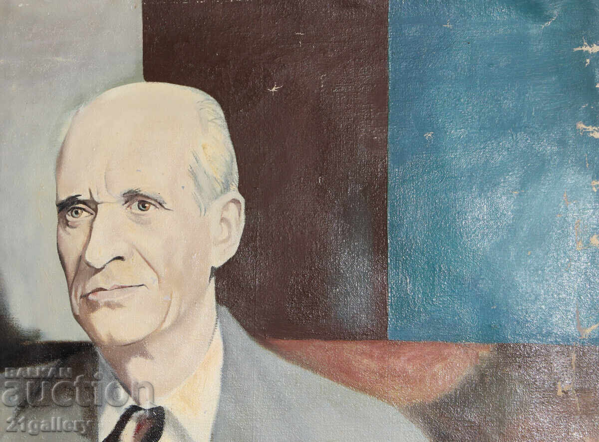 Tsvetan Panchovski (1954 - 1999) portrait of Gen. Tsvyatko Barov - 5