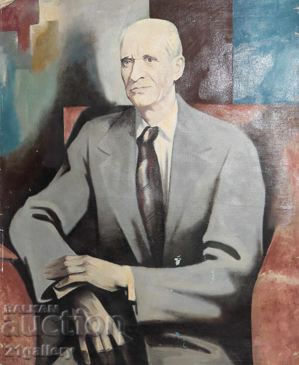 Tsvetan Panchovski (1954 - 1999) portrait of Gen. Tsvyatko Barov