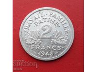 Франция/германска окупация/-2 франка 1943