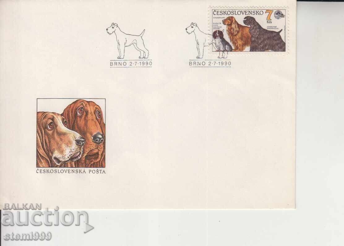 First Day Postal Cover DOGS ANIMALS