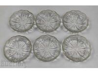 SET OF 6 SMALL PLATES FOR WHITE JAM
