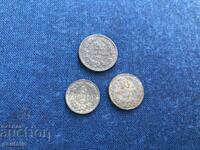Lot 5 monede de 10 și 20 de bani 1917