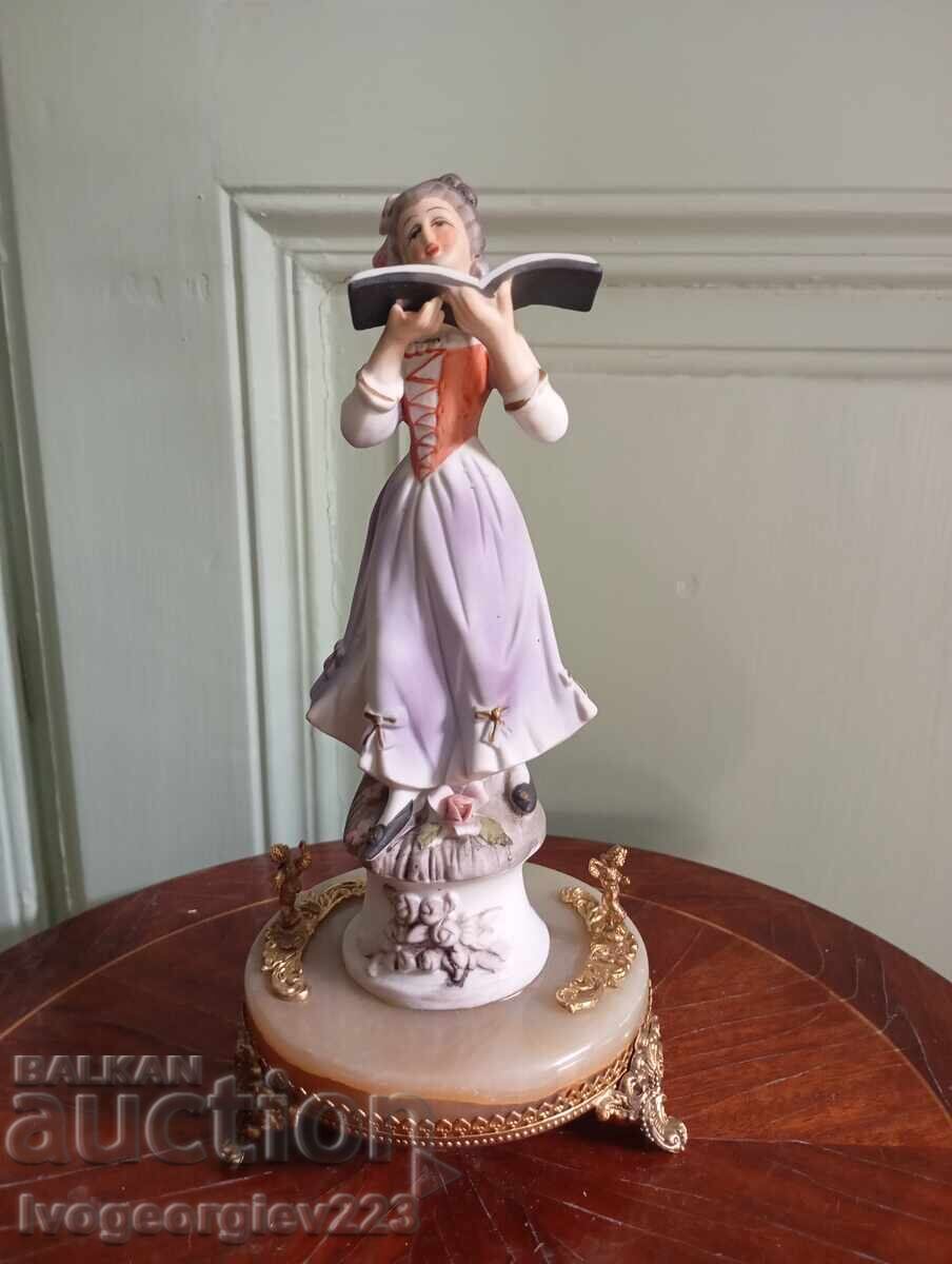 Porcelain figurine Porcelain figurine