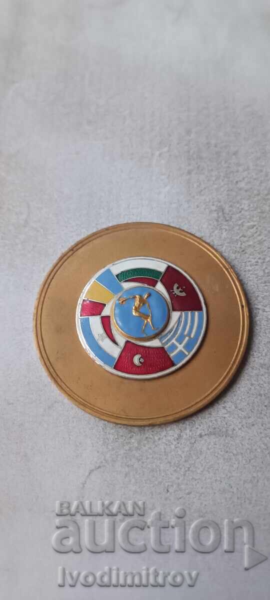 Плакет 40 години Балкански игри 1929 - 1969