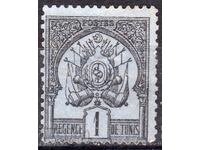 Тунис/протекторат-1888-Редовна-Герб на протектората,MLH