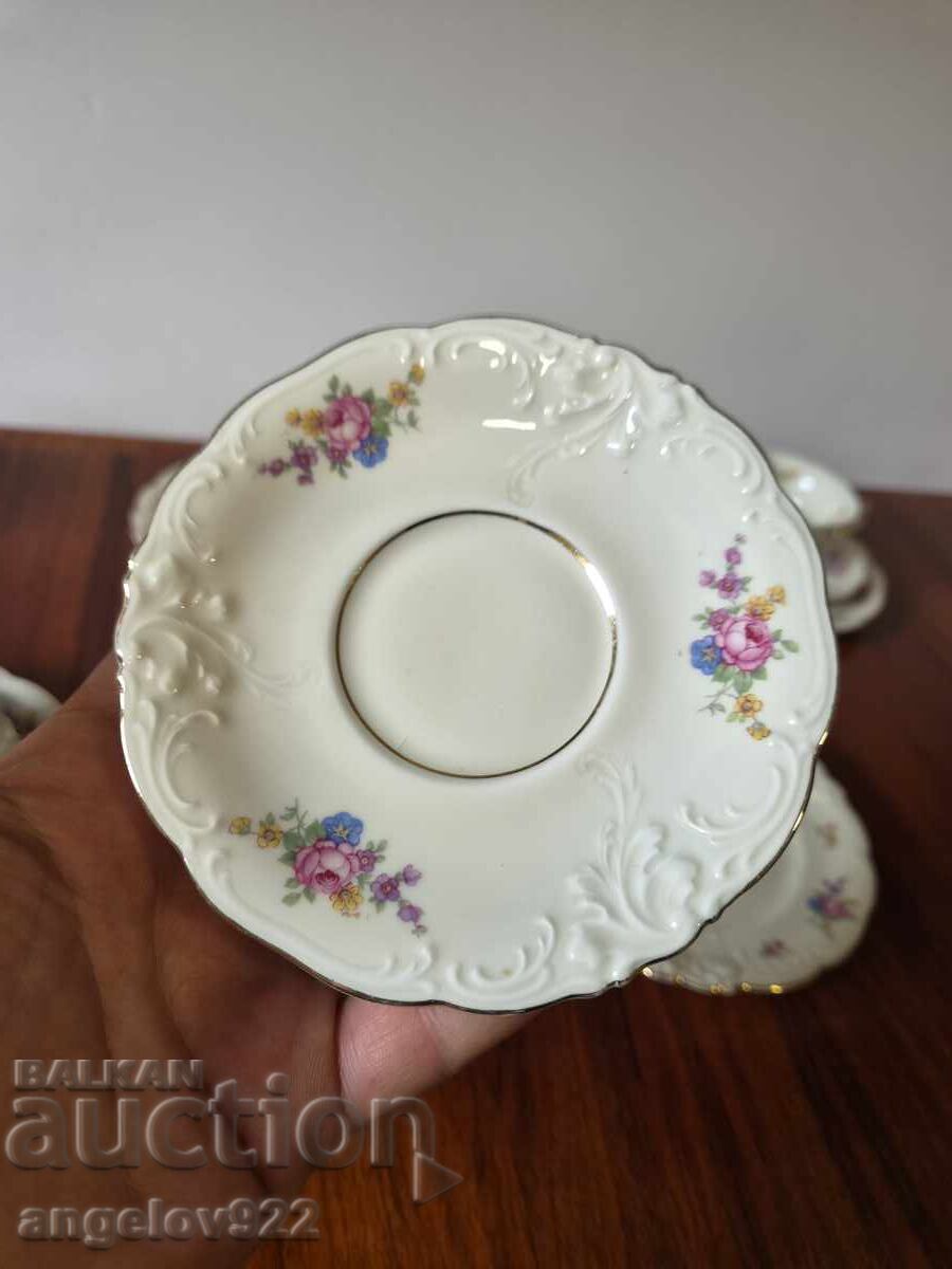 Auction  German KPM porcelain coffee set