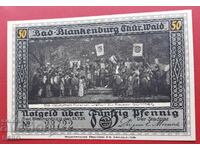 Банкнота-Германия-Тюрингия-Бад Бланкенбург-50 пфенига 1921