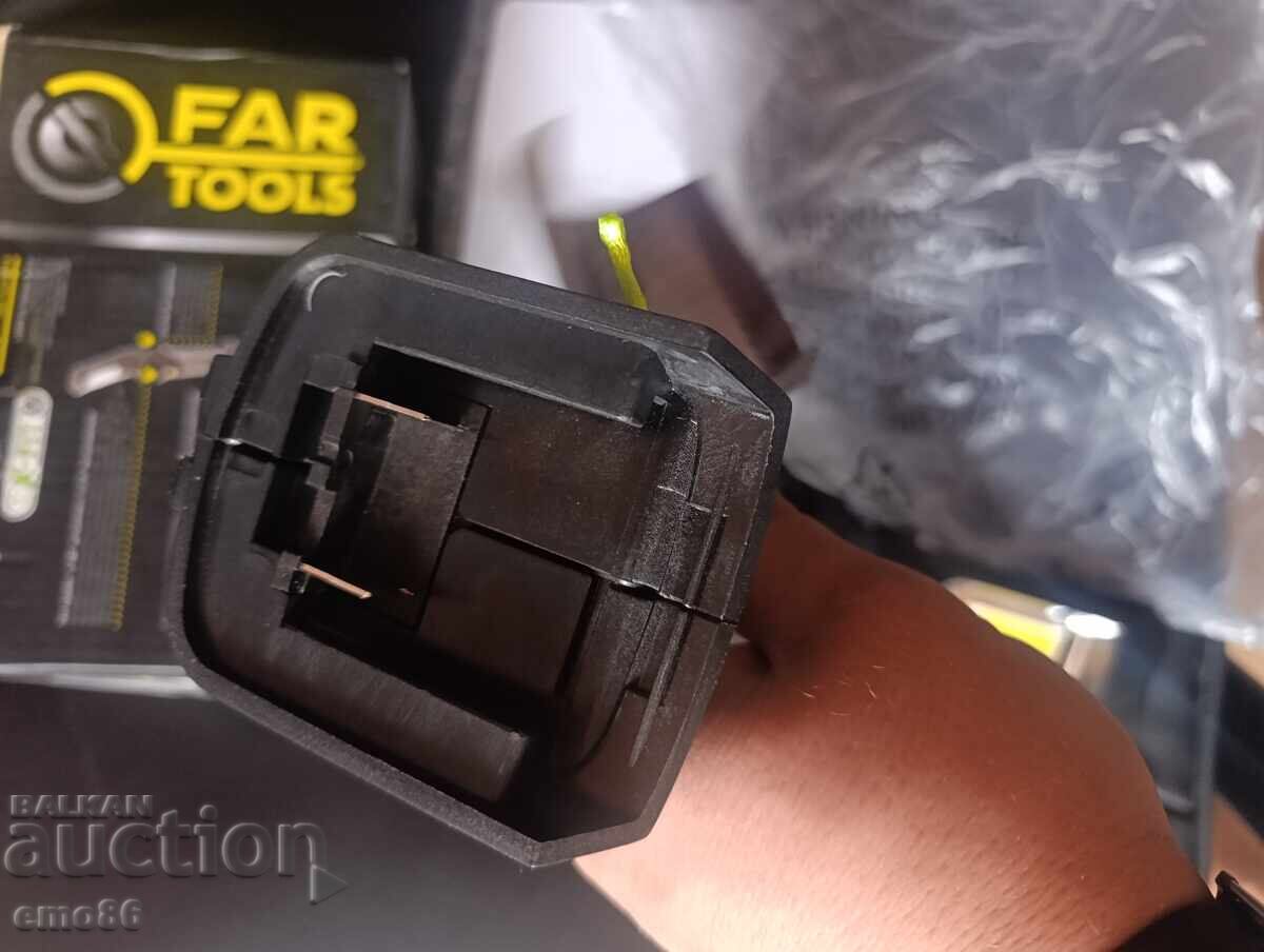 Παράδοση Επαναφορτιζόμενος φακός Fartools 18V