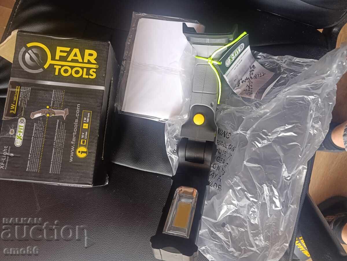 Επαναφορτιζόμενος φακός Fartools 18V