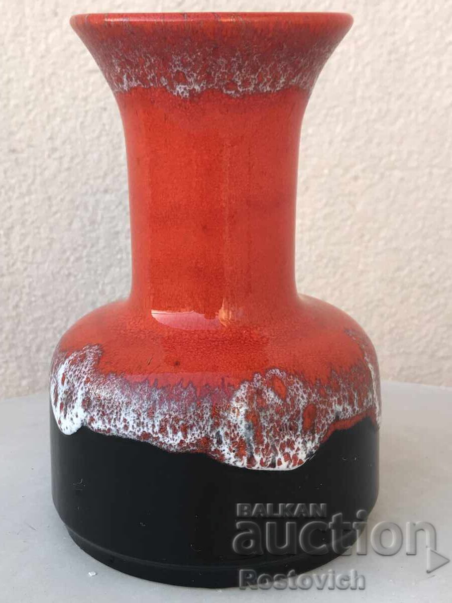 Licitație Vază vintage Jasba Keramik, Germania de Vest